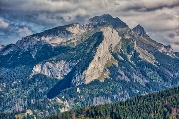 Tatra mountains in Poland and Slovakia. Belianske Tatras range with Zdiarska Vidla and Havran peaks. © Tupungato