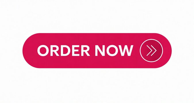 Bright pink order now call to action button with white arrow