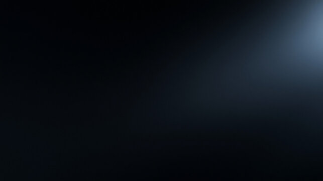 Abstract Dark Blue Background with Light Ray and Copy Space