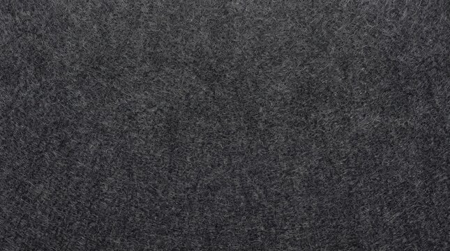Dark Charcoal Wool Felt Fabric Texture Background Surface