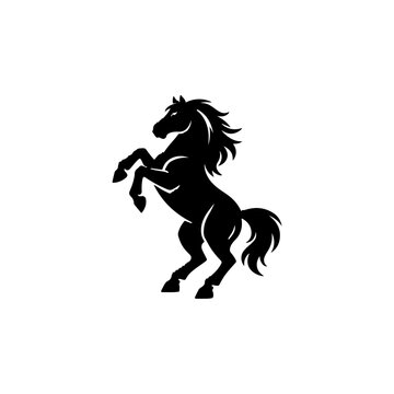 horse silhouette vector