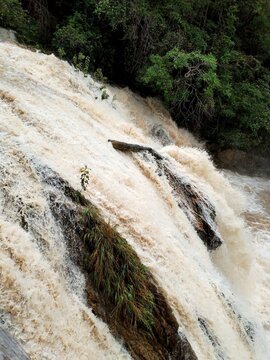 waterfall el chiflon in chiapas mexico
