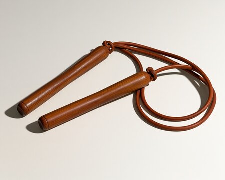 Wooden Nunchaku with Leather Cord