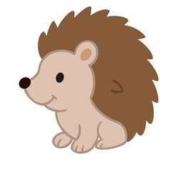illustration of a hedgehog © Qonita