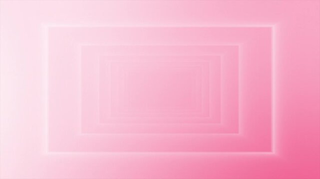 Pink Infinite Rectangle Tunnel Motion Loop Video, Abstract Beauty Presentation Background