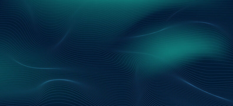 Digital technology speed connect blue green background, abstract communication, cyber nano information. eps10