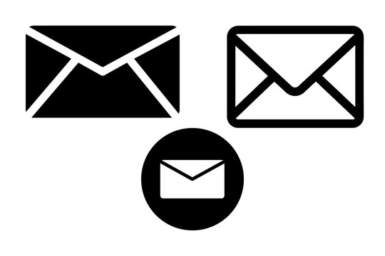 e mail icon set