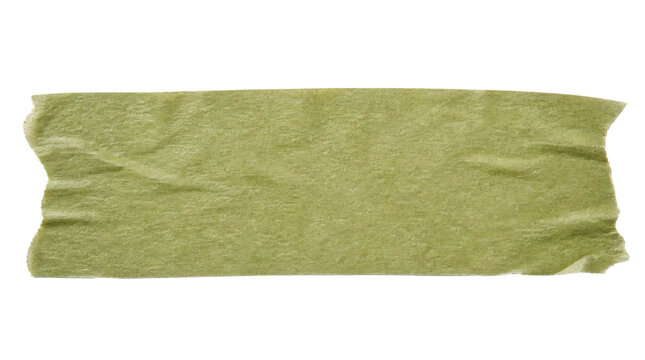 Green Kraft Paper Tape Piece for Crafting and Design Projects