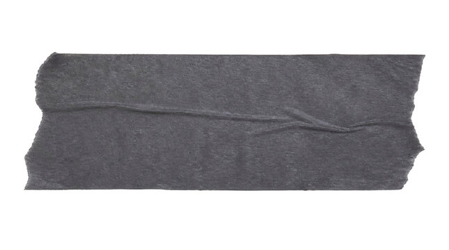 Dark Grey Tattered Tape Piece for Graphic Design