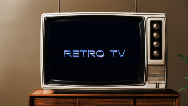 Retro TV Analog Title Reveal &ndash; Vintage Television Static Noise CRT Screen Text Intro with Multiple Options