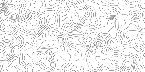 Modern geographic contour line background, abstract precise cartographic lines with subtle depth, for editorial, poster and branding. © hossain