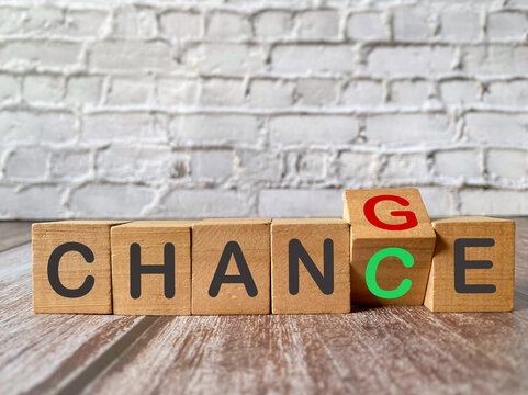 Chance and Opportunity Concept with Probability Symbols