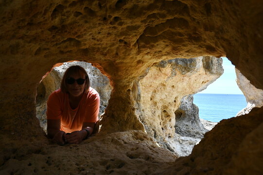 Algar Seco bei Carvoeiro an der Algarve
