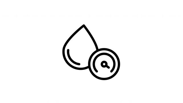 blood pressure monitor animated icon