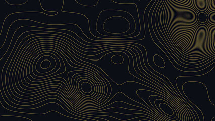 Coeur dAlene Lake Idaho Topographic Elevation Map Vector Background © Auras