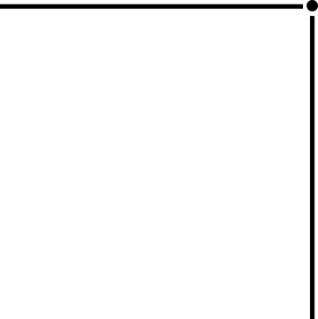 Minimal Black Corner Line Frame Border Element Decoration Design
