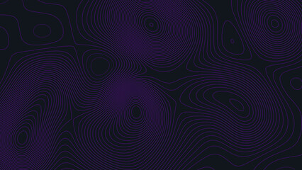Lake Champlain Vermont New York Topographic Elevation Map Vector Background © Auras
