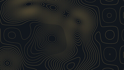 Lake Michigan Shoreline Michigan Topographic Elevation Map Vector Background © Auras