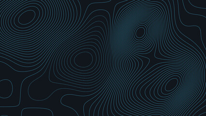 Mille Lacs Lake Minnesota Topographic Elevation Map Vector Background © Auras