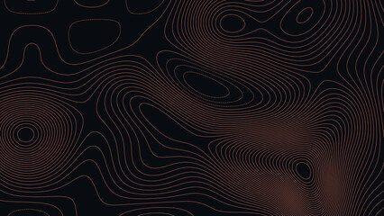 Kabetogama Lake Minnesota Topographic Elevation Map Vector Background © Auras