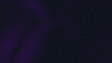 Burt Lake Michigan Topographic Elevation Map Vector Background © Auras