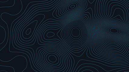 Jordan Lake North Carolina Topographic Elevation Map Vector Background © Auras