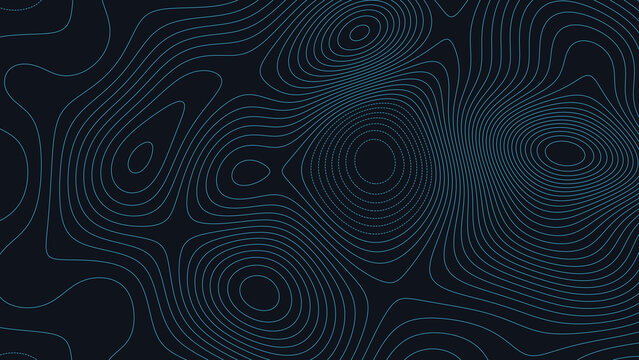 Jordan Lake North Carolina Topographic Elevation Map Vector Background