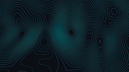 Wheeler Lake Alabama Topographic Elevation Map Vector Background © Auras