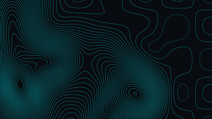 Lake Maurepas Louisiana Topographic Elevation Map Vector Background © Auras