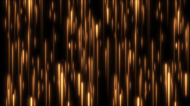 Golden glow lines speed up background animated