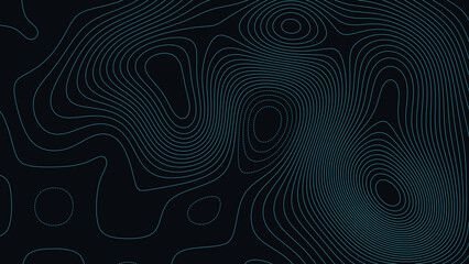 Lake Conroe Texas Topographic Elevation Map Vector Background © Auras
