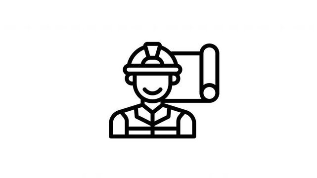 construction animated icon