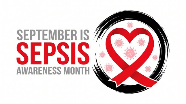 Sepsis awareness month vector logo design