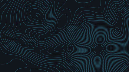 Stockton Lake Missouri Topographic Elevation Map Vector Background © Auras