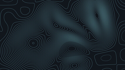 Greers Ferry Lake Arkansas Topographic Elevation Map Vector Background © Auras