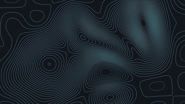 Greers Ferry Lake Arkansas Topographic Elevation Map Vector Background