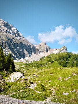 mountain landscape in the alps