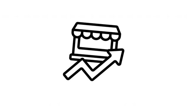 growth animated icon