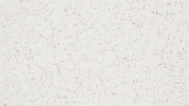 Traditional handmade paper texture background with colorful fibers and flecks, off white korean hanji or japanese washi paper pattern