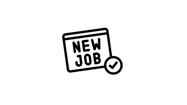 job posting animated icon