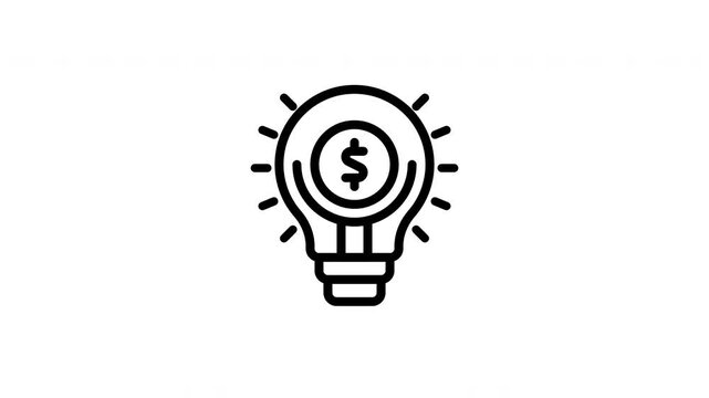 light bulb animated icon