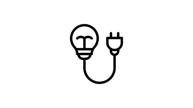 light bulb animated icon