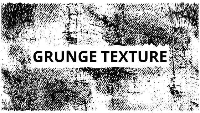 Black and White Grunge Texture Background with Rough Wall Pattern