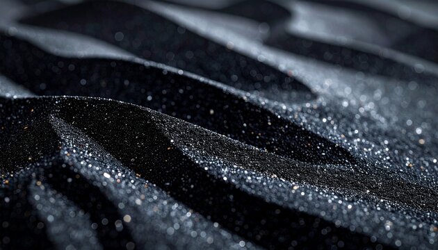 黒砂の重厚なテクスチャ背景