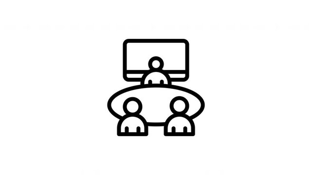 meeting animated icon
