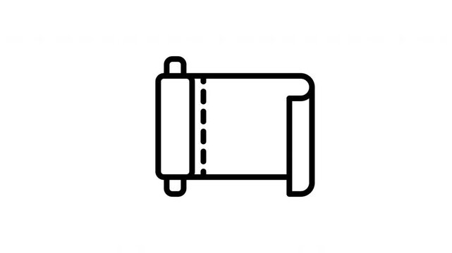 plastic wrap animated icon