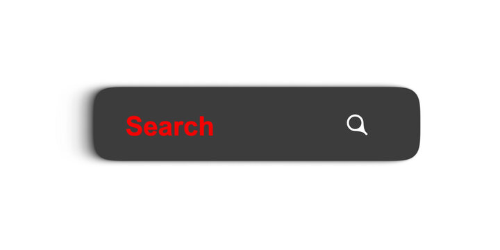 Modern Web Search Bar Input Field Vector Set with UI Buttons for Website Browser Navigation, App Interface Design, and Search Engine Queries isolated on transparent background png design