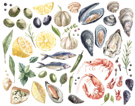 Mediterranean Seafood Set