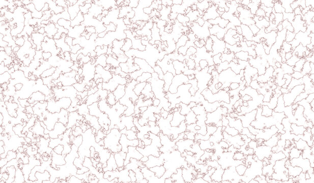 White Marble Texture Background with Rose Gold Veins Vector Illustration