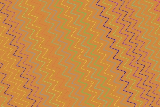 Close-up of a textured yellow fabric with zigzag stitching